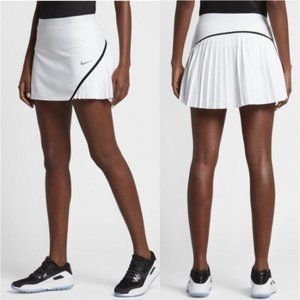 Nike Golf Pleated White Golf Skirt L